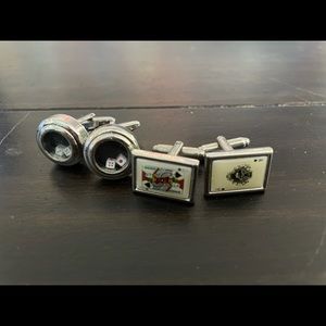 Cufflinks 2 pairs